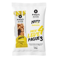 Kit Barra Leve 4 Pague 3 Pinati Nuts Banana 30g