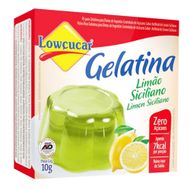 Gelatina Lowçucar Limão Siciliano 10g
