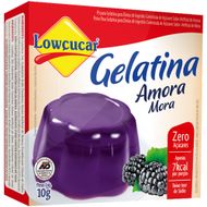 Gelatina em Pó Lowçucar Zero Açúcar Amora 10g