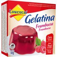 Gelatina em Pó Lowçucar Zero Açúcar Framboesa 10g