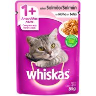 Ração para Gatos Whiskas Salmão 85g