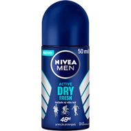 Desodorante Rollon Nivea Active Dry Fresh Men 48h 50ml