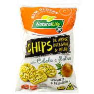 Chips Naturallife Arroz Integral Cebola e Salsa Sem Glúten 70g