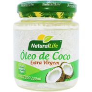 Óleo de Coco Naturallife Extra Virgem 200ml