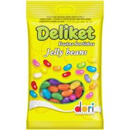 Bala de Goma Dori Deliket Jelly Beans Frutas 100g