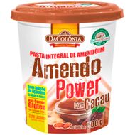 Pasta de Amendoim Dacolônia Amendo-Power com Cacau 500g