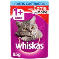 Ração para Gatos Whiskas Carne Sachê 85g