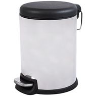 Lixeira Pratic Casa Redonda Inox 3l Un