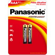 Pilha Palito Panasonic Alcalina AAA 1,5V 2un