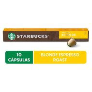 Cápsula Starbucks Nespresso Blonde Espresso Roast 10 Cápsulas