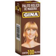Palitos de Madeira Gina 100un