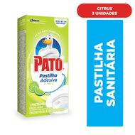 Detergente Sanitário Pastilha Adesiva Citrus Pato 3 Unidades