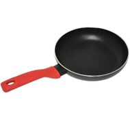 Frigideira Pratic Casa 20cm Antiaderente, Preta/Vermelha
