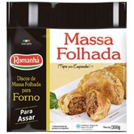 Massa Romanha Folhada Pastel de Forno 300g