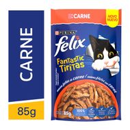 Ração Úmida para Gatos Purina Felix Fantastic Tiritas para Gatos Adultos Carne 85g