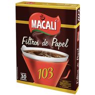 filtro de cafe macali 30 unidades