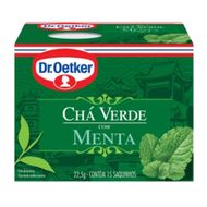 Chá Verde Dr Oetker Menta 23g