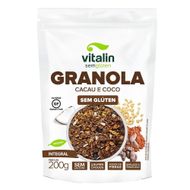 Granola Vitalin Cacau e Coco Integral 200g