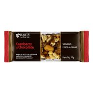 Barra Nuts Hart's Natural Cranberry e Chocolate 35g
