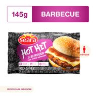 Lanche Seara Hot Hit X-Burguer com Molho Barbecue 145g