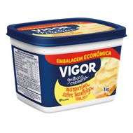 Margarina Manteiga Cremosa com Sal Vigor Pote 1kg Embalagem Econômica