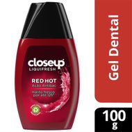 Creme Dental Close Up Líquido Fresh Red Hot 100g
