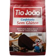 Mistura para Bolo Tio João Chocolate 270g