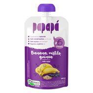 Papinha Orgânica Papapá Banana, Mirtilo, Quinoa 100g
