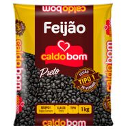 Feijão Preto Caldo Bom 1kg
