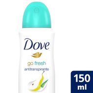 Desodorante Antitranspirante Aerosol Dove Go Fresh Pera e Aloe Vera 150ml