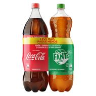Refrigerante Coca-Cola Original 2L + Refrigerante Fanta Guaraná 2L