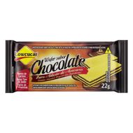Wafer Lowçucar Recheio Chocolate Zero Lactose 22g