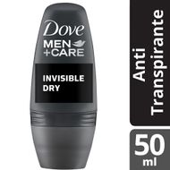 Antitranspirante Roll-On Invisible Dry Dove Men+Care 50ml