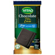 Chocolate Vitao 70% Cacau Zero Açúcar 22g