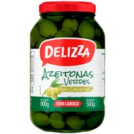 Azeitonas Verdes Delizza com Caroço 500g