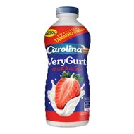 Bebida Láctea Carolina Very Gurt Morango 1250g