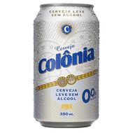 Cerveja Colônia Zero Álcool Lata 350ml