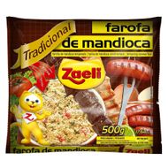 Farofa de Mandioca Zaeli Tradicional 500g