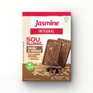 Biscoito Jasmine Sou Sweet Integral Cacau e Cereais 75g