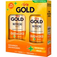 Kit Niely Gold Nutrição Mágica Shampoo 275ml + Condicionador 175ml