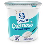 Iogurte Batavo Natural Integral Cremoso 500g