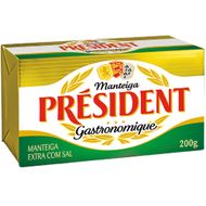 Manteiga Président Tablete com Sal 200g
