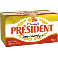 Manteiga Président Tablete sem Sal 200g