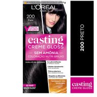 Tintura Casting Creme Gloss de L’Oréal Paris 200 Preto 246g