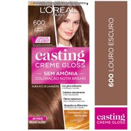 Tintura Casting Creme Gloss de L’Oréal Paris 600 Louro Escuro 246g