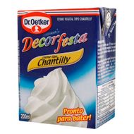 Creme Tipo Chantilly Dr Oetker Decorfesta 200ml