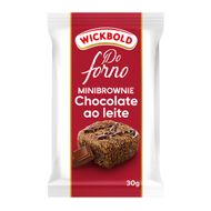 Minibrownie Wickbold Chocolate ao Leite 30g