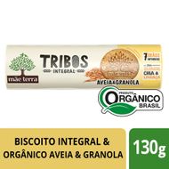 Biscoito Mãe Terra Tribos Orgânico Granola e Mel 130g