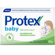 Sabonete em Barra para Bebê Protex Baby Glicerina Natural 85g
