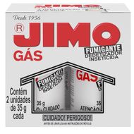 Inseticida Jimo Gás Fumigante 2un 35g